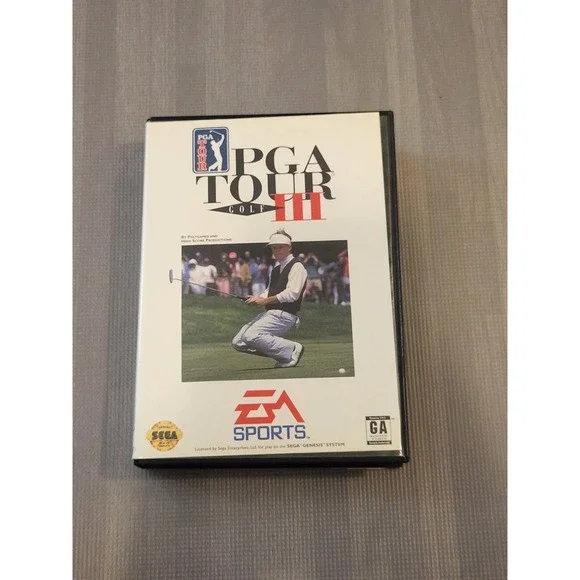 PGA Tour Golf III (Sega Genesis, 1994) NO MANUAL