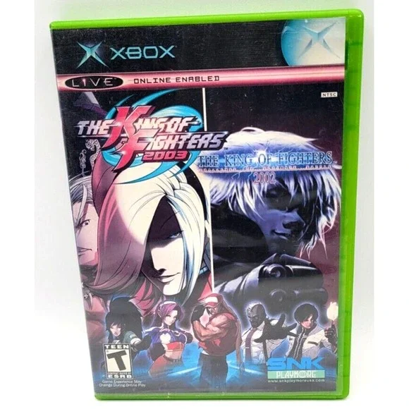 THE KING OF FIGHTERS 2002 & 2003 GAME CASE ONLY XBOX OG‎ **NO GAME**