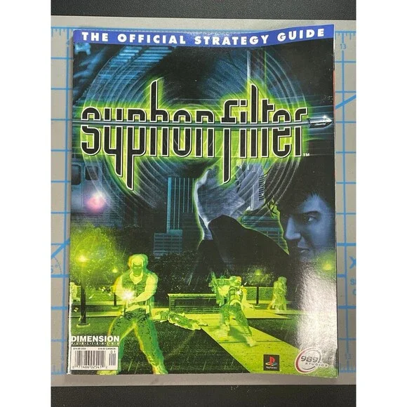 Sony Playstation PS1 PSX Syphon Filter Strategy Guide Vintage 989 Studios