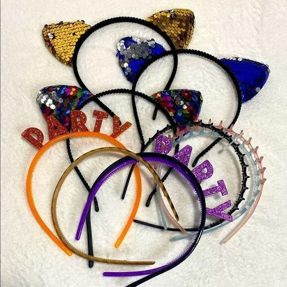 Colorful Party Headbands Set