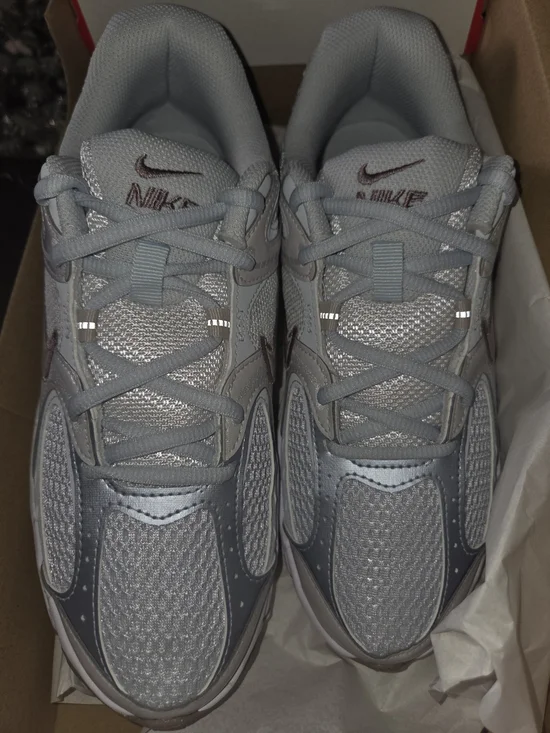 Nike Men’s Silver/Grey Athletic Running Sneakers