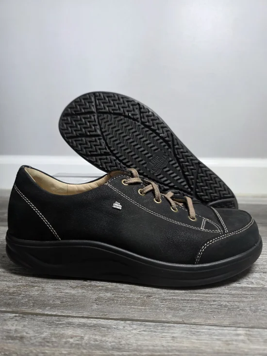 Finn Comfort Ikebukuro Nubuck Casual Oxford Shoes Made In Germany Sz 6.5