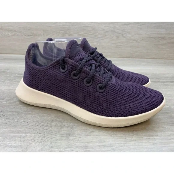 Allbirds Tree Runners Women's 9 Purple Eucalyptus Fiber Sneakers Walking Shoes