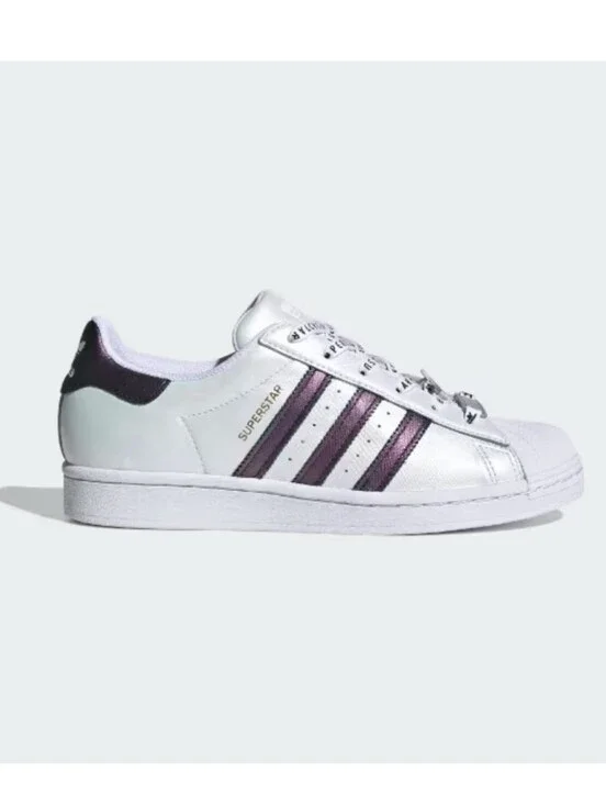 NWT Adidas Women’s Superstar Sneaker Queen Purple Iridescent Women’s Size 8