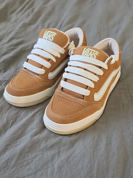 Vans Tan Suede Low-Top Sneakers