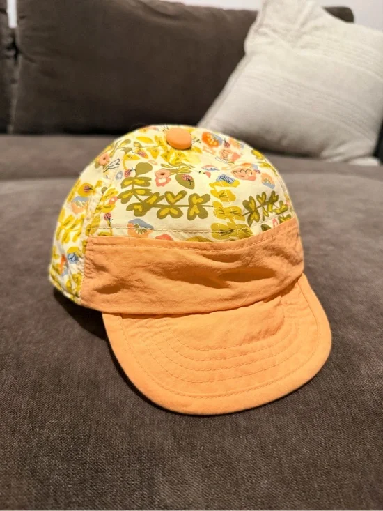 Patagonia Kids Yellow Floral Hat