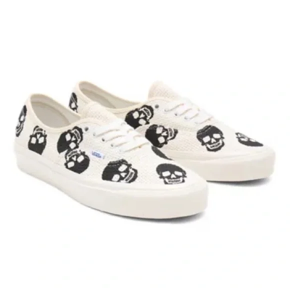 Vans Anaheim Factory Authentic 44 DX Woven Sneaker Skull 6.5 Women’s / 5 Men’s