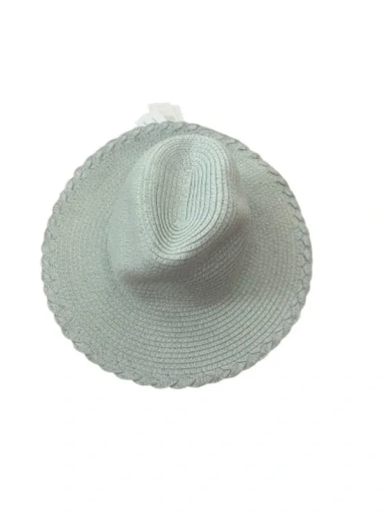 Janie and Jack Wide Brim Straw Sun Hat in Light Mint
