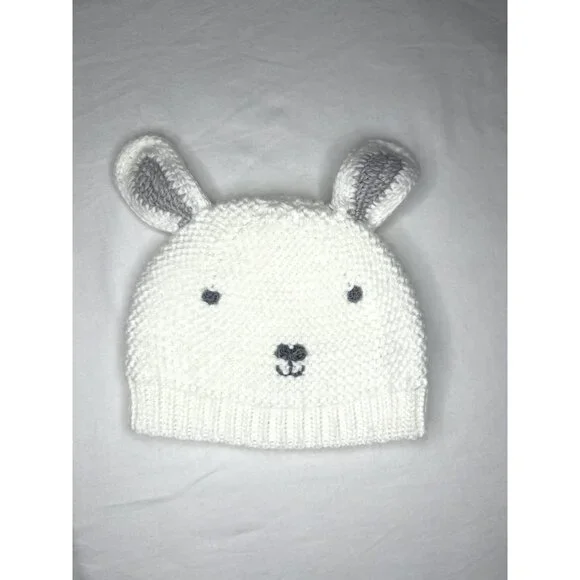 Just One You Carters Baby‎ Hat Knit Animal Ears Very Soft Beanie Infant One Size