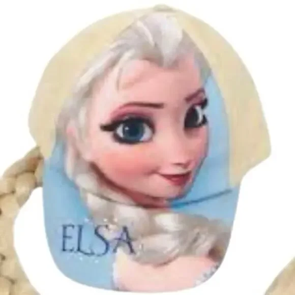 Disneys Frozen Elsa Baseball Hat with Ponytail