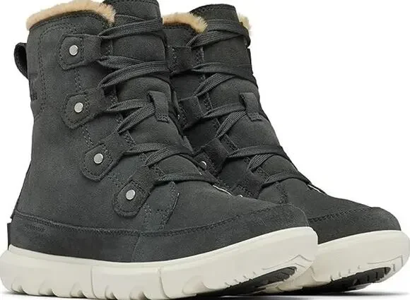 Sorel Explorer Next Joan Classic Waterproof Winter Boots Grey US 10