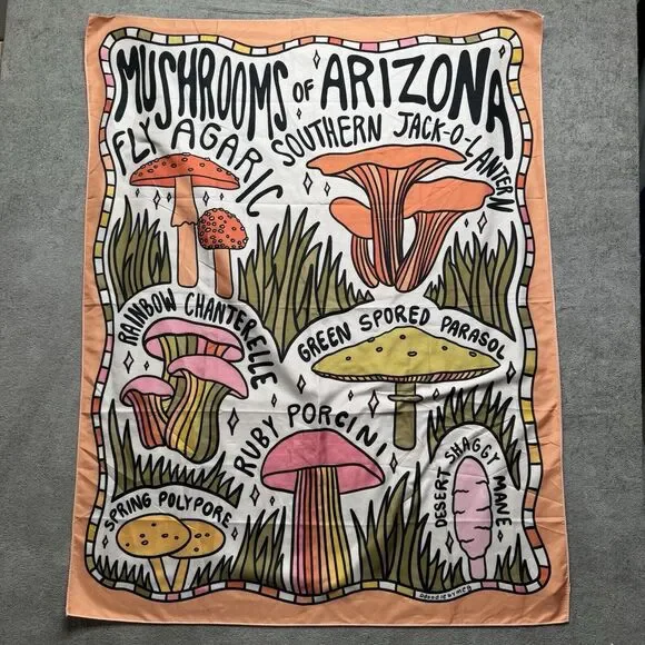 Mushrooms of Arizona Wall Hanging 36