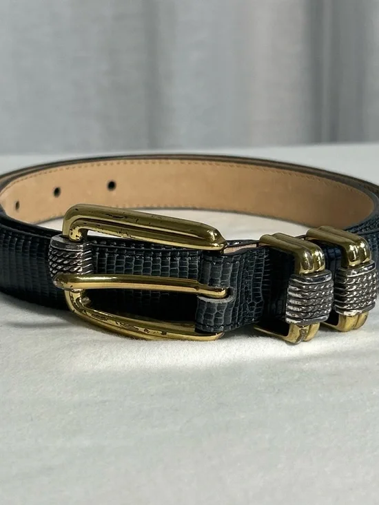 #Vintage | #Brighton | Black leather belt