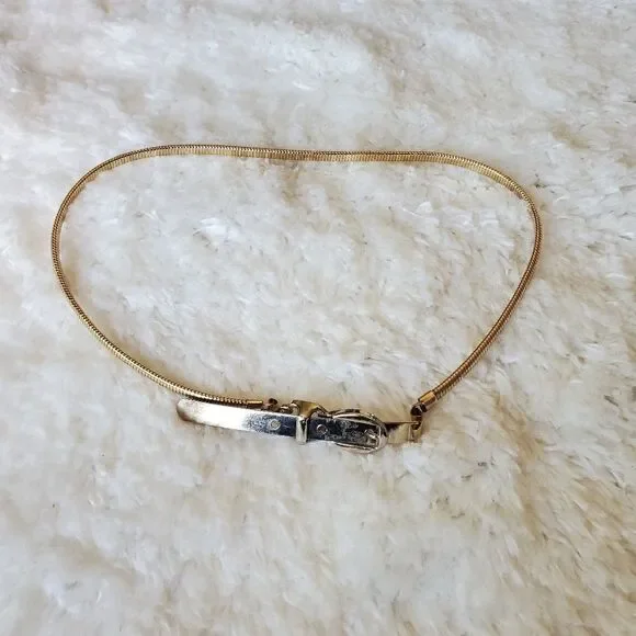 Women's Unbranded Belt Small Gold Tone Vintage‎
