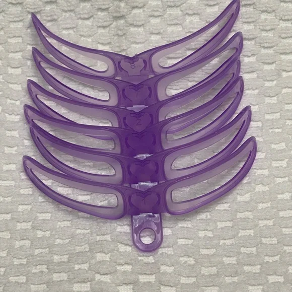 Purple Plastic Eyebrow‎ Template (6)