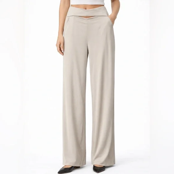 ZARA NWT High Rise Relaxed Trousers Women’s XS Needed Workwear Capsule Chic‎