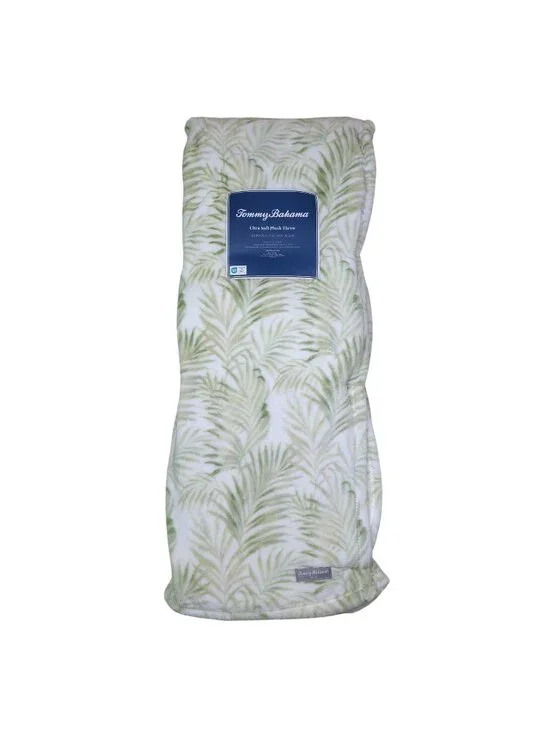 Tommy Bahama Ultra Soft Plush Throw Blanket 60