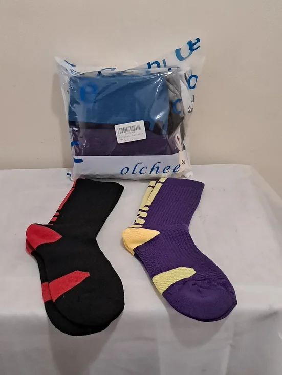 Boys Socks Basketball - 6 Pack