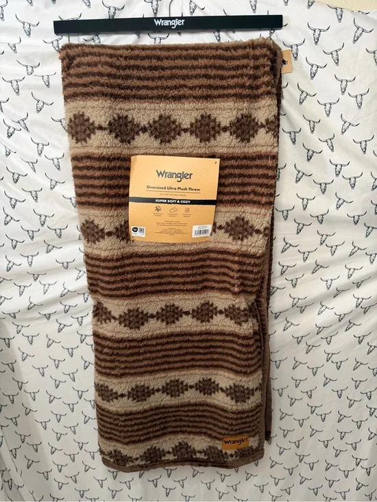 Oversized ultra plush throw
