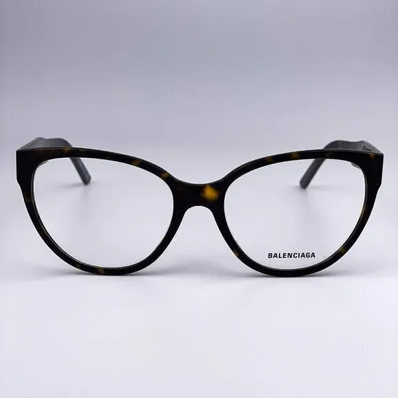 SALE! NEW Balenciaga Everyday BB0064O 002 Havana Gold Cat Eye Women Eyeglasses