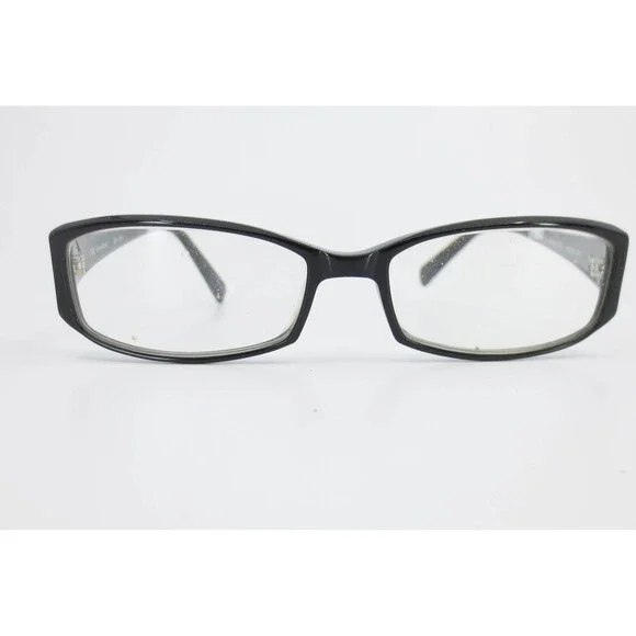 O&X New York OP-102 Black Grey Rectangular Eyeglasses Frames 53-16-140 Japan