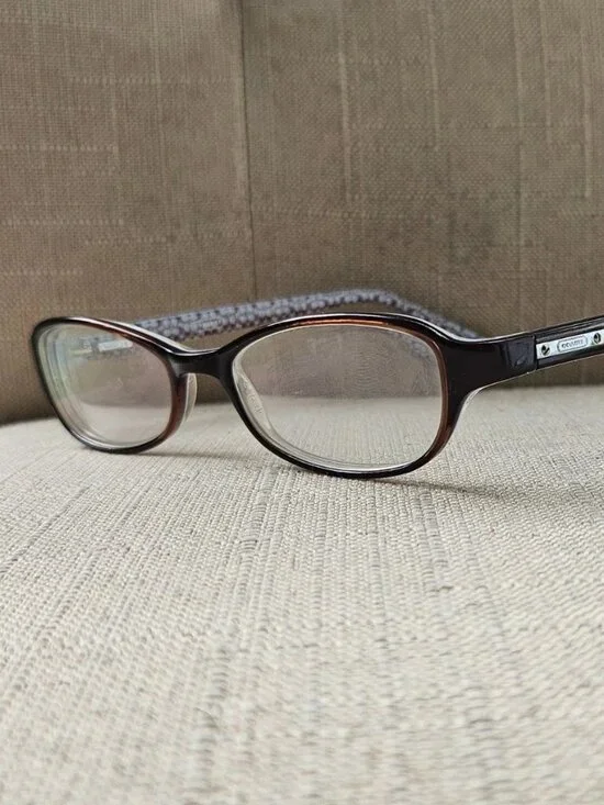 Coach Women Eyeglasses Frame 525 Brown Elana Eyewear Glasse Frame only