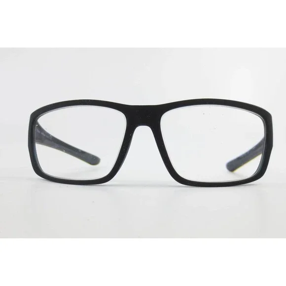 Robert Mitchel RMS 20243 Matte Black Rectangular Eyeglass Frames 60-17-130 Mens