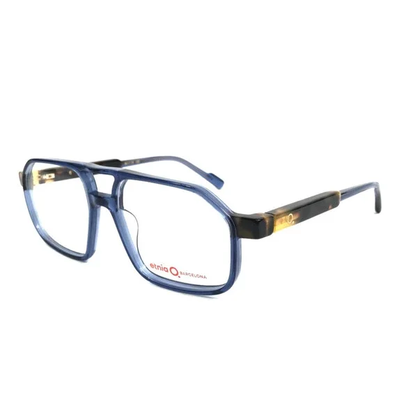 Etnia Barcelona Eyeglasses Frames SYKO BLHV Blue Havana Full Rim 54-16-138