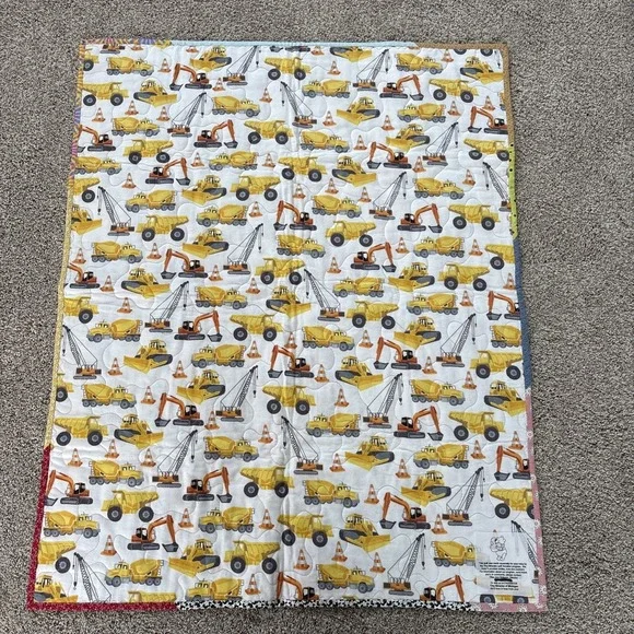Construction Truck Baby Crib Blanket Nursery Wall Hanging‎ 38.5x31
