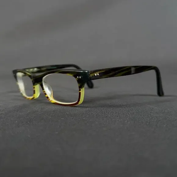 Jean Lafont Felicie 414 50-16 142 Green Tortoise Eyeglass Paris Only Frame