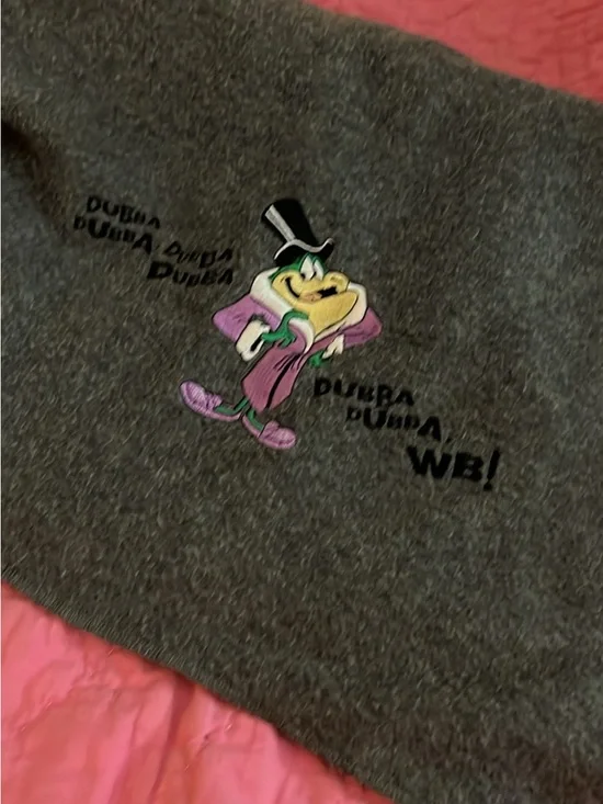 Michigan j frog embroidered throw