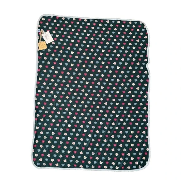 Kickee Pants Bamboo Swaddling Blanket Green Stretch Soft Newborn Baby Unisex NWT