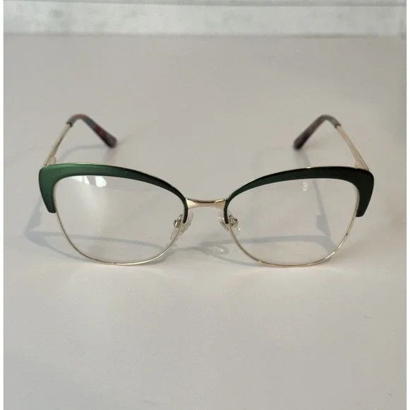 Scott & Zelda SZ7440 Satin Green Gold Cat Eye Eyeglass Frames