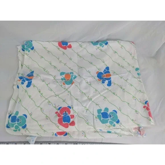 Baby Blanket Fleece Bears 30x40 Inch Mount Vernon‎ Mills
