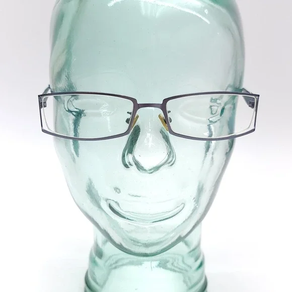 ABBA Eyeglass Frames ONLY AB 8031‎ C36 52/18/138 Silver Blue