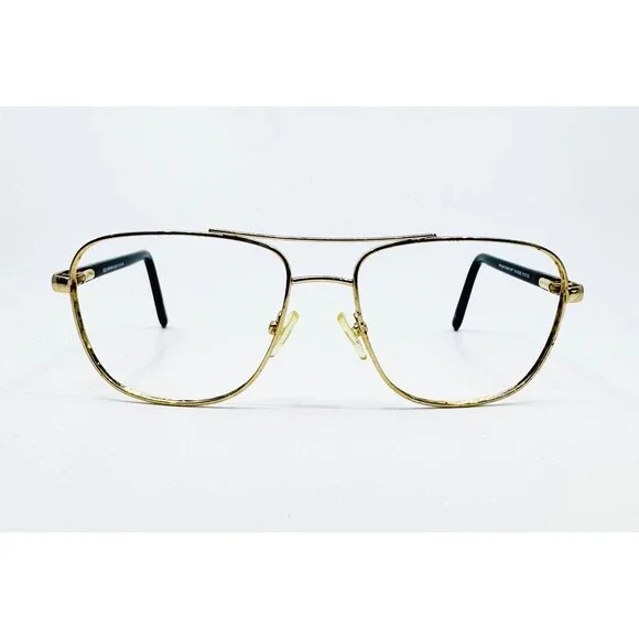 Kirkland Signature Eyeglass Frames Mens Gold KS KODEE Aviator 55-16-140