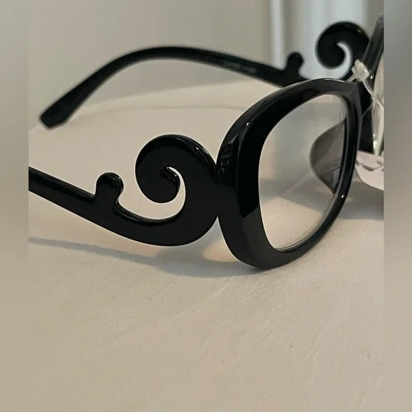 Imitation Prada Black Baroque +1.75 Reading Glasses