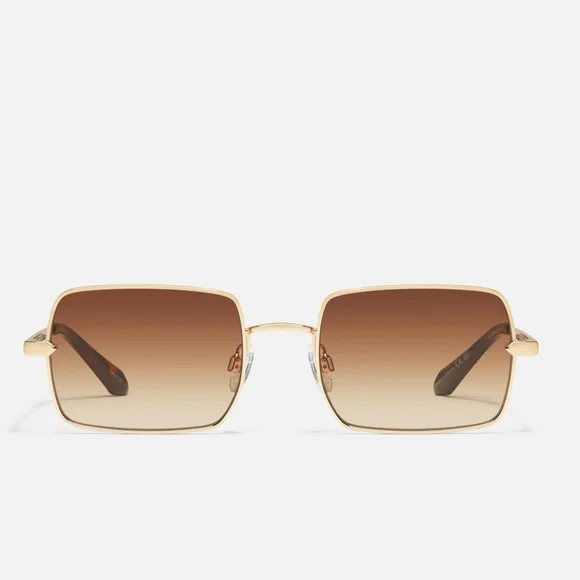 Quay TTYL Square Gradient Sunglasses