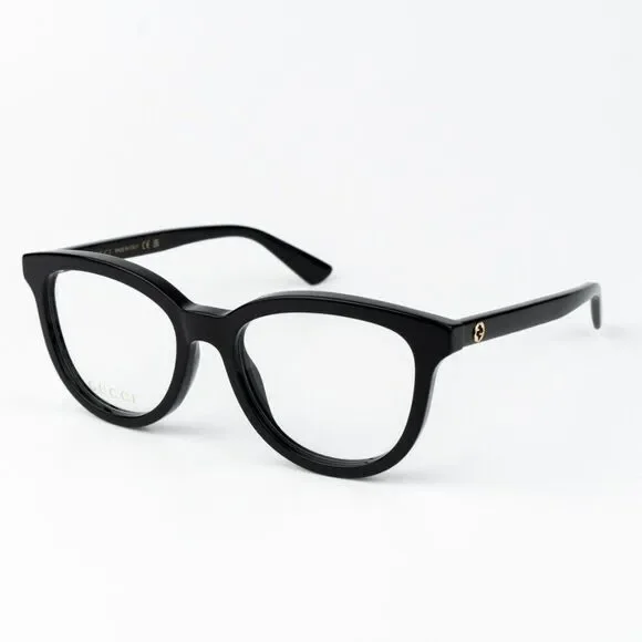 SALE! Gucci Women Eyeglasses Black Oval GG1687O 001 BRAND NEW