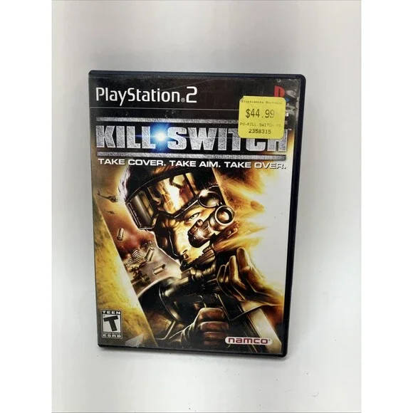 Kill Switch kill.switch (Sony PlayStation 2, PS2, 2003) Clean Disc - Tested