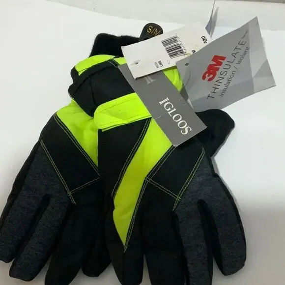 Igloos | NWT Womens Size S/M Gray Green  Thinsulate Gloves