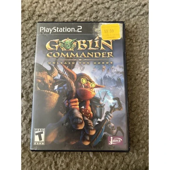 Goblin Commander Unleash the Horde Sony PlayStation 2 PS2 Game & Case Tested