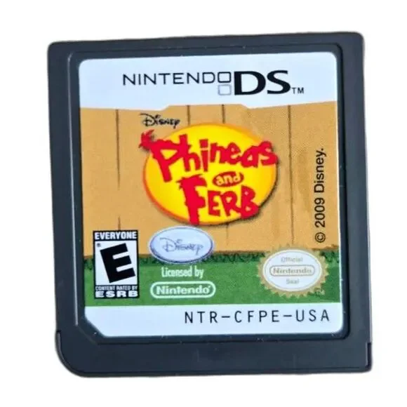 Phineas and Ferb Nintendo DS 3DS (Cartridge Only) Tested