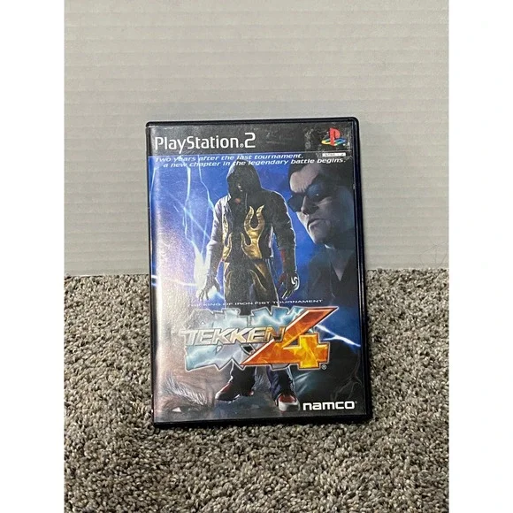 Video Game Sony PS2 Tekken 4 NTSC-J Fighting Namco Blue One Size Excellent