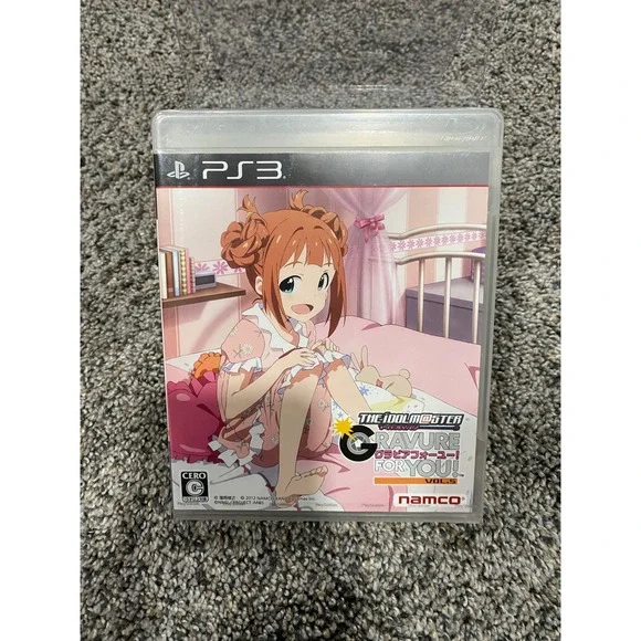 Video Game PS3 The Idolmaster Gravure For You Vol 5 Namco Pink NTSC-J Excellent