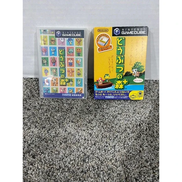 Nintendo Animal Crossing GameCube NTSC-J Japanese CIB Doubutsu no Mori+ GC Game