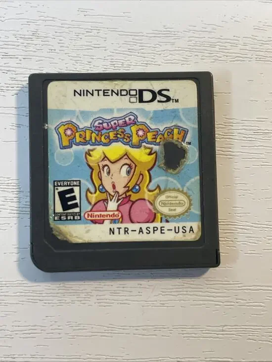 Super Princess Peach (Nintendo DS, 2006) Authentic Tested Cartridge Only