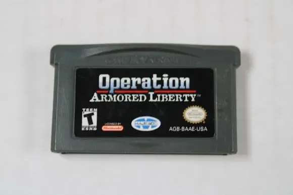 Operation Armored Liberty (Nintendo Game Boy Advance, 2003, GBA) cart only