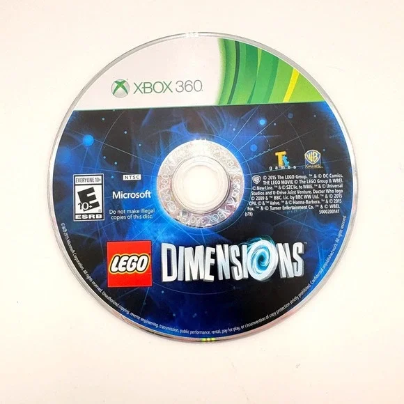 LEGO Dimensions Xbox 360 Tested Disc Only Adventure‎ Game Warner Bros