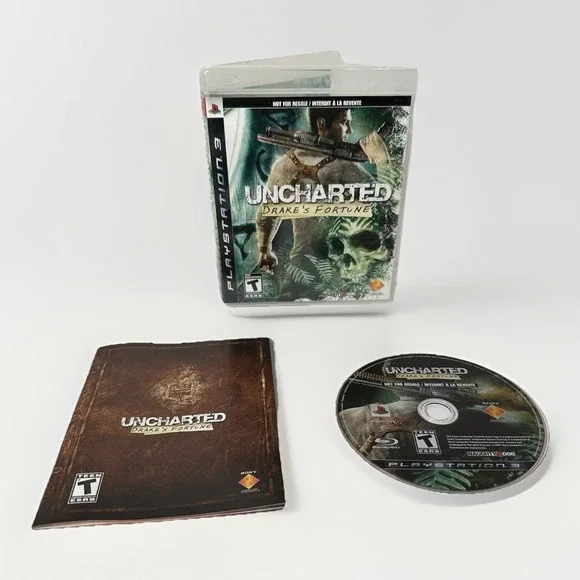 Sony Uncharted Drake's‎ Fortune PS3 Not For Resale Edition Naughty Dog Complete